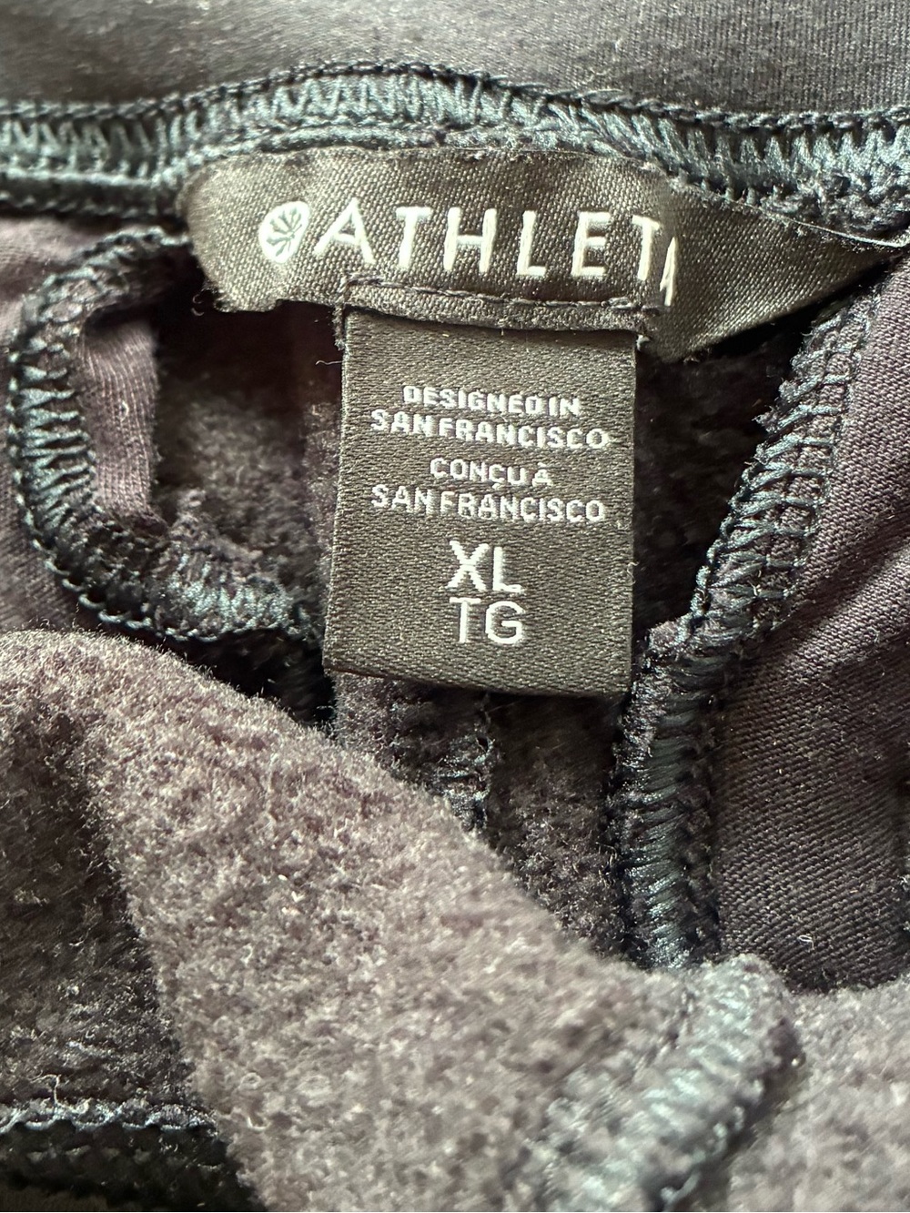 Athleta Retroplush Velvet Snap Ankle Lounge Pants - Picture 8 of 9
